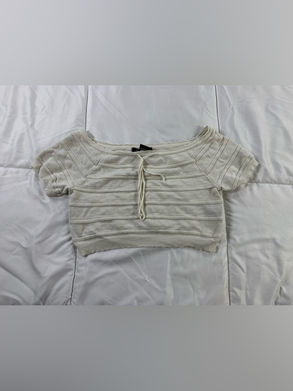 Pre loved REVAMPED crop top womems size L